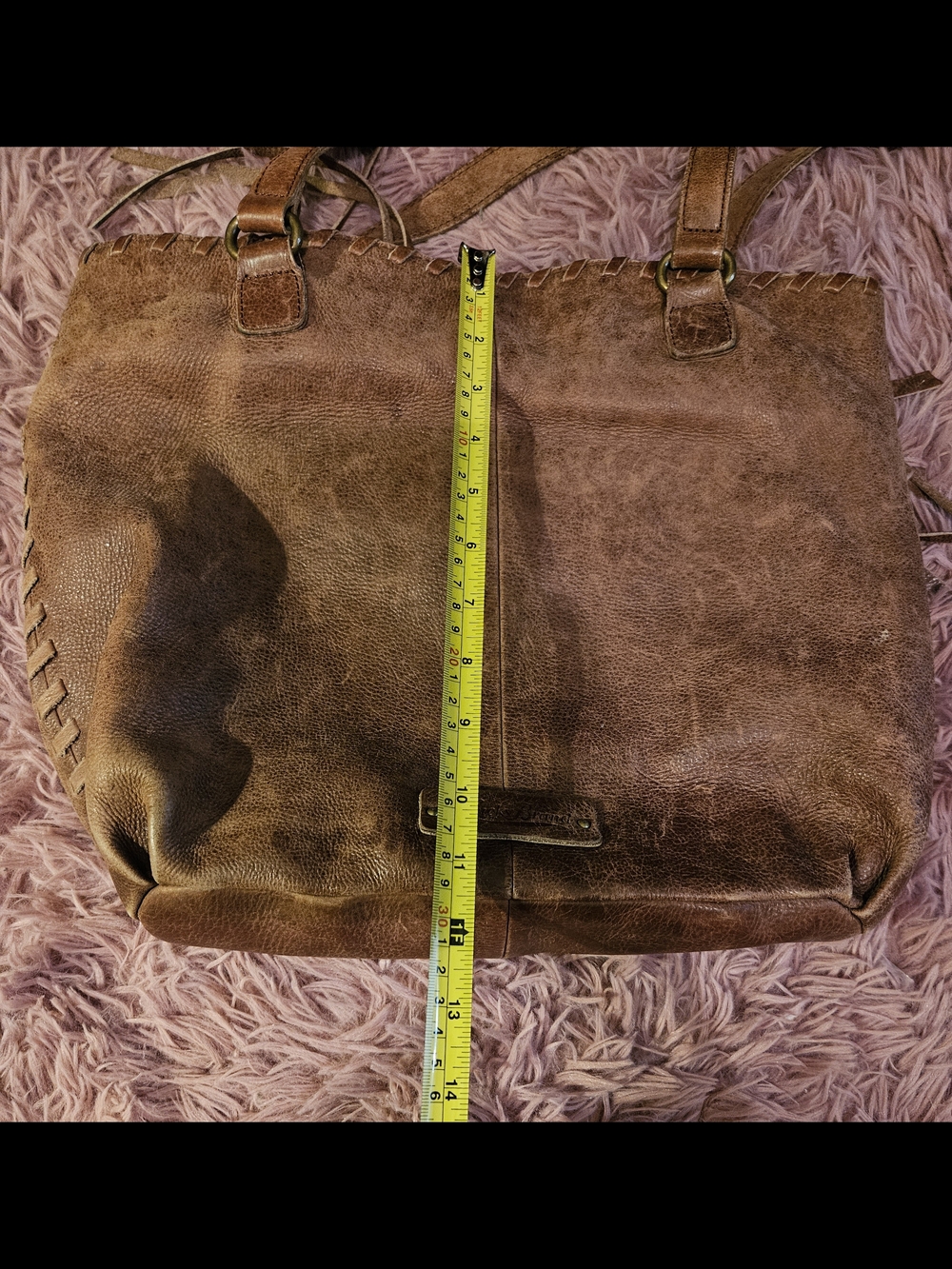 Lucky Brand✨️Vintage Boho Logan Tote-Distressed Brown - Picture 12 of 12